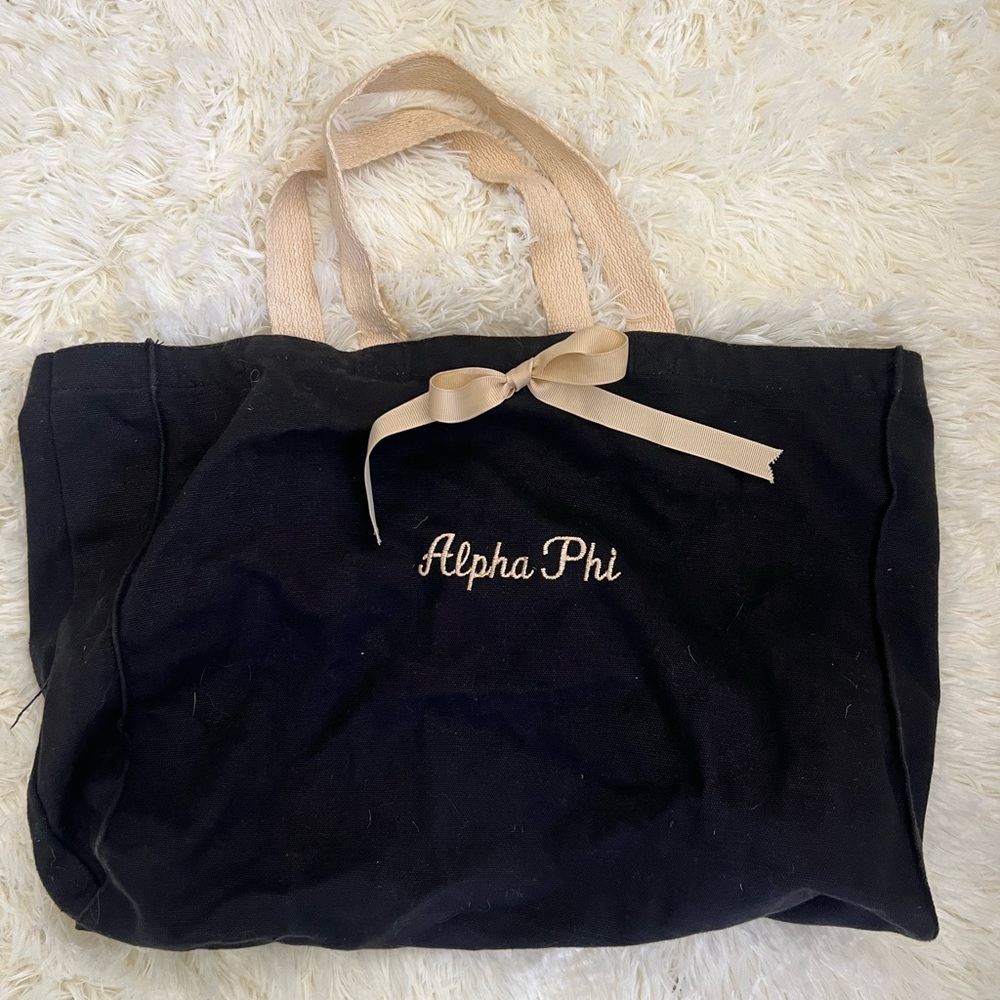 Alpha phi laptop/book bag